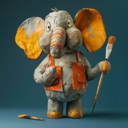 Lovely Characters Made Of Papier-mâché