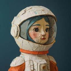 Lovely Characters Made Of Papier-mâché