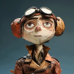 Lovely Characters Made Of Papier-mâché