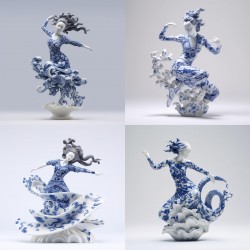 Oriental Porcelain 3D Artistry