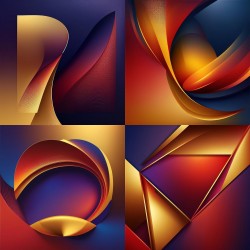 Modern Geometric Backgrounds