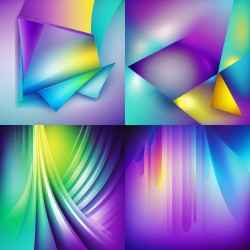 Modern Geometric Backgrounds