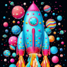 Kids Fantasy Colorful Dots Compositions