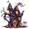 Purple Halloween Clipart