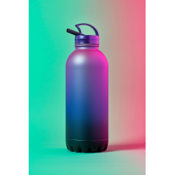 Water Bottle Mug Mockup