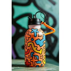 Water Bottle Mug Mockup