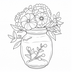 Simple Floral Coloring Books For All Ages