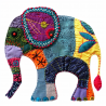 Colorful Stitched Fabric Animal Cliparts