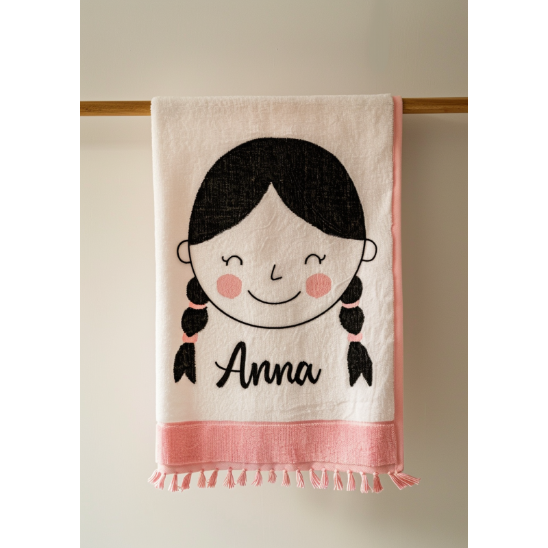 Kids Personalized Towels Mockup