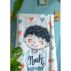 Kids Personalized Towels Mockup