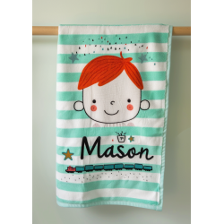 Kids Personalized Towels Mockup