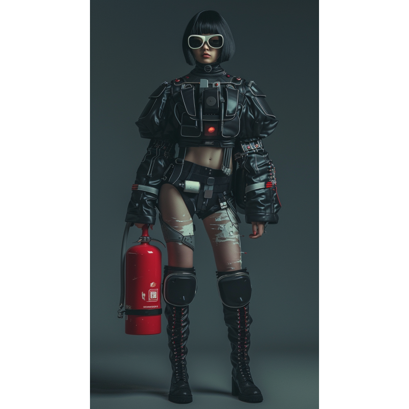 Military Fashion Character Art