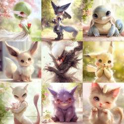 Realistic Pokemon Artwork