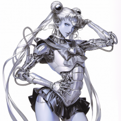 Cybernetic Anime Warrior