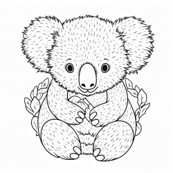 Fluffy Animals Coloring Books