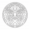 Animals Mandala Coloring Books Fun