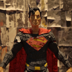 Paper Mache Comic Hero