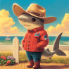 Cute Cowboy Animal Character