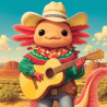 Cute Cowboy Animal Character