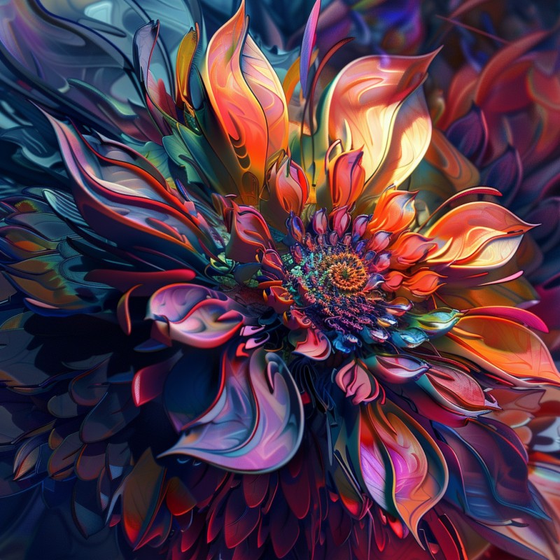 Abstract Flowers