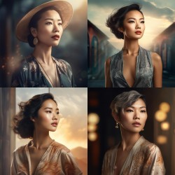 Exquisite Model Portrait Shots