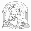 Cozy Friends Coloring Book Fun Pages
