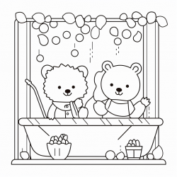 Cozy Friends Coloring Book Fun Pages