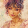 Watercolor Portrait Prompts – Elegance & Artistic Mastery