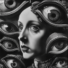 Midjourney Prompt for Surreal Black & White Illustrations – Intricate & Detailed