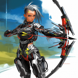 Futuristic Anime Character Design