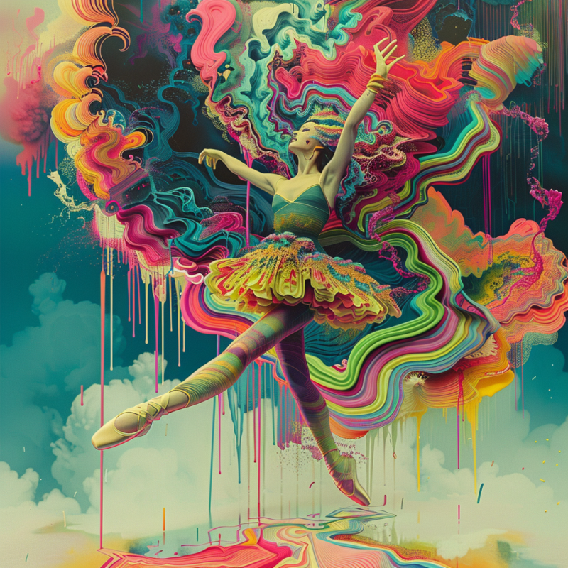 Psychedelic Floating Art