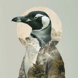 Animals In Collage Style