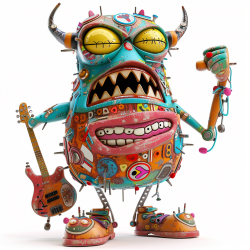 Grotesque 3D Monsters for Social Avatar