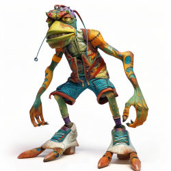 Grotesque 3D Monsters for Social Avatar