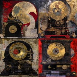 Gilded Retro Assemblages