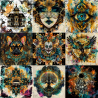 Mandala Inspired Dark Fantasy Art