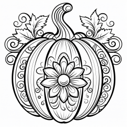 Folk Art Coloring Book Pages Generator