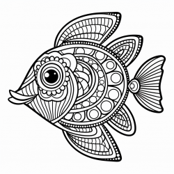 Folk Art Coloring Book Pages Generator