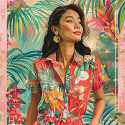 Tropical Vintage Elegance