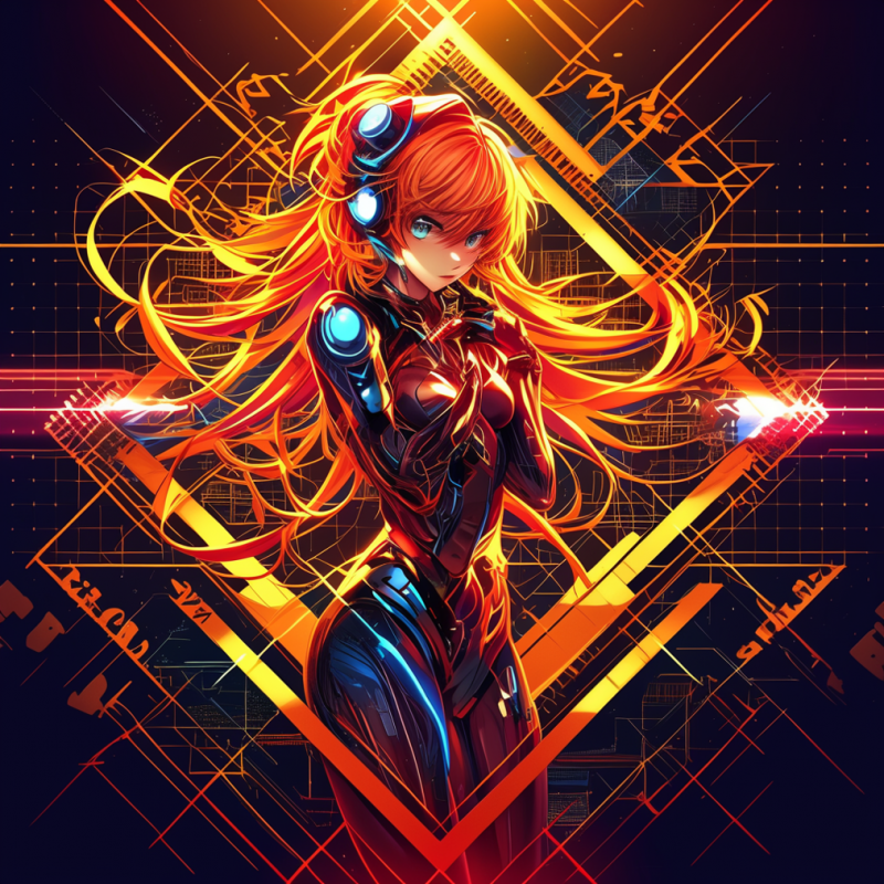 Vibrant Anime Digital Art