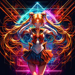 Vibrant Anime Digital Art