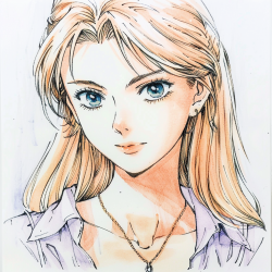 Manga Color Sketch Portrait