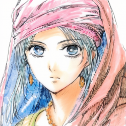 Manga Color Sketch Portrait