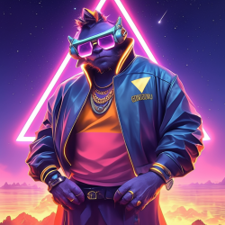 Synthwave Game Character...