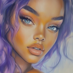 Dreamy Hyperrealistic Portrait