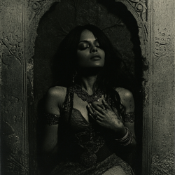 Gothic Fantasy Model Portrait