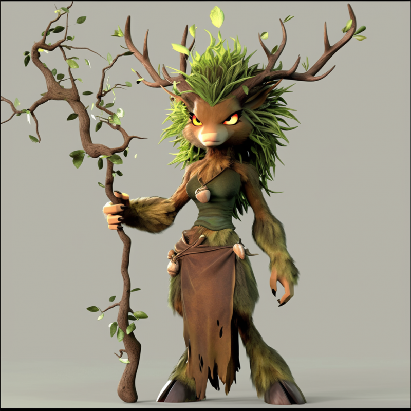 Fantasy 3D Character Concept Art