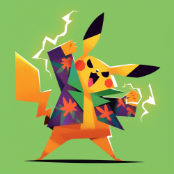 Geometric Abstraction Pokemon Art