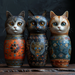 Folk Art Matryoshka Doll...