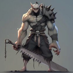 Dark Fantasy Game Character